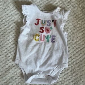 Just so cute Onsie. 3-6 months.